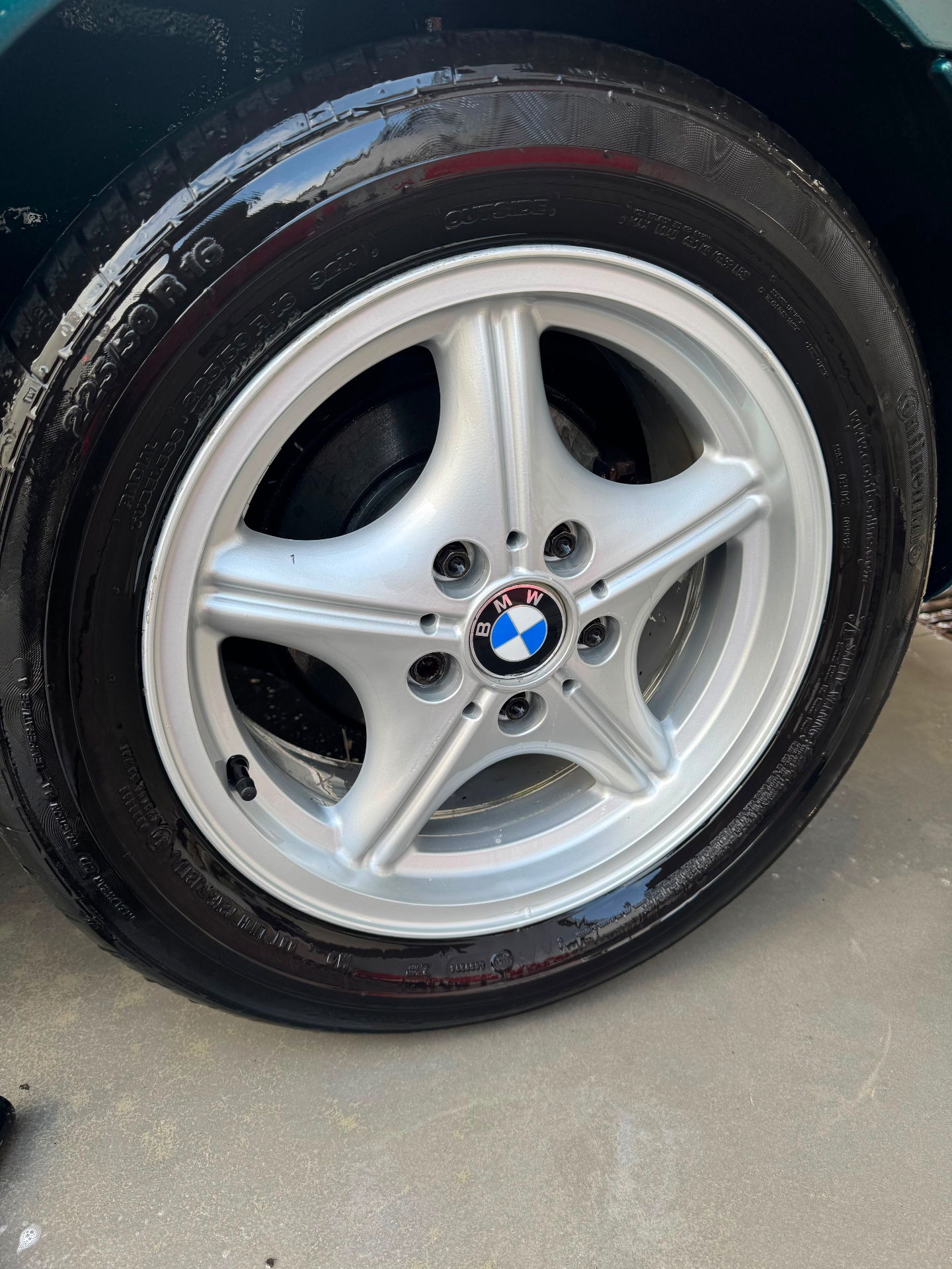 Jantes BMW, décontamination, après