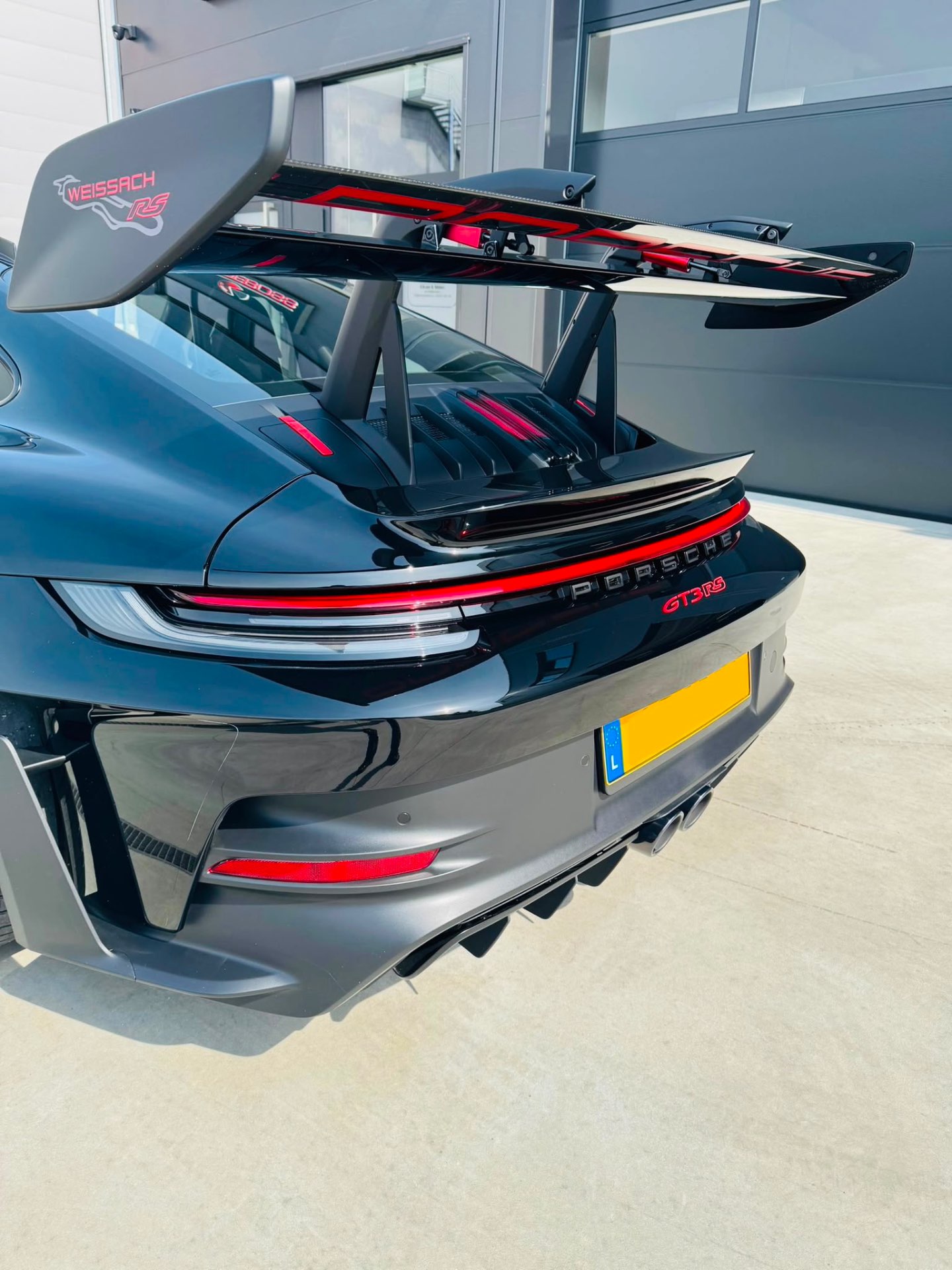 Bouclier arrière Porsche GT3 RS avant polissage
