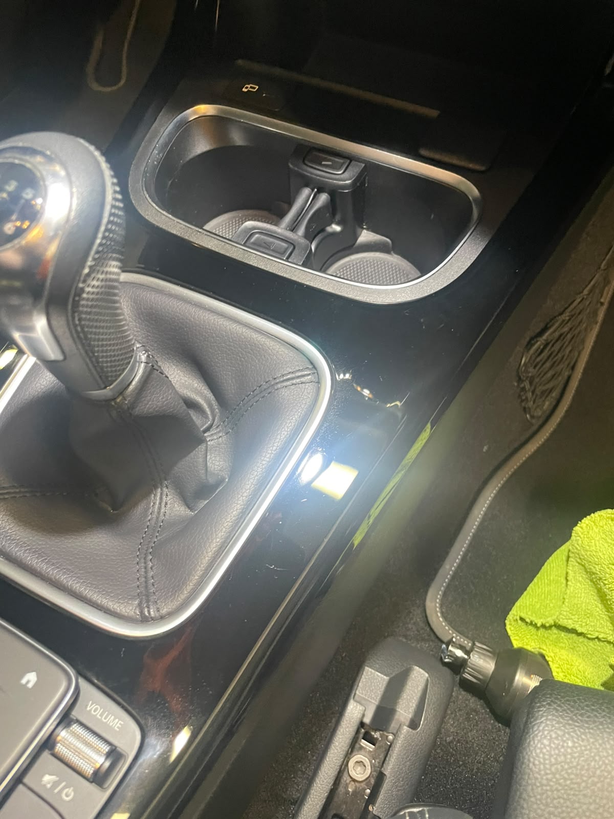 Polissage levier de vitesse, après